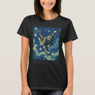 Camiseta Gato Impressionista Surreal Impressionismo Gatos