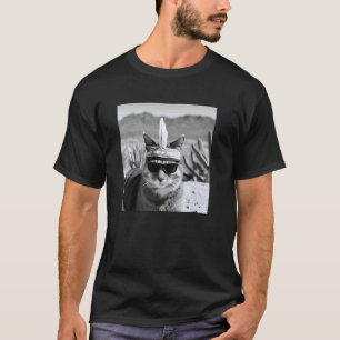 Camiseta Gato Indígena Americano e Povo Indígena T
