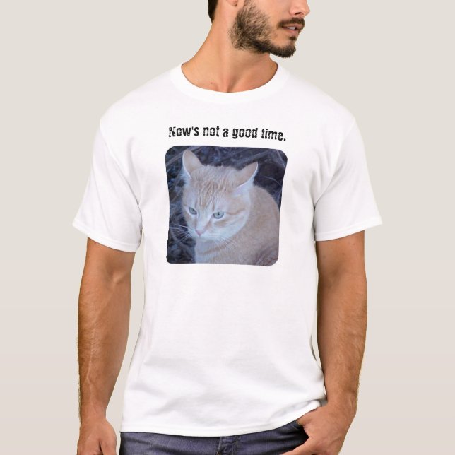 Camiseta Gato infeliz (Frente)