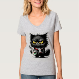 Camiseta Gato irritado