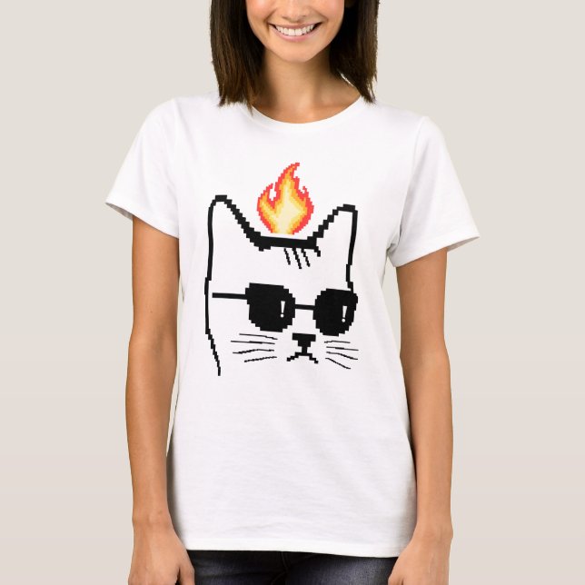 Camiseta Gato Irritado (Frente)