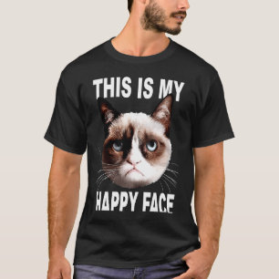 Camiseta Gato Irritado Este É O Meu Gato Sarcástico De Rost