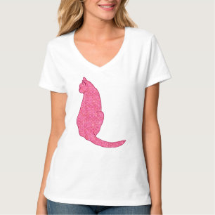 Camiseta Gato Japonês - Fúchsia Pink Batik