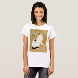 Camiseta Gato Japonês, Takeuchi Seihō, Arte Japonesa