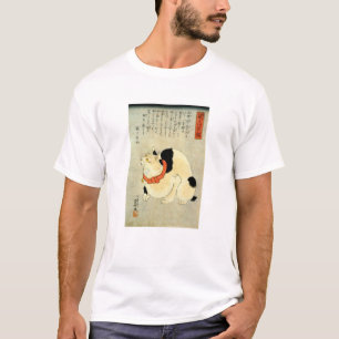 Camiseta Gato japonês, Utagawa Kuniyoshi