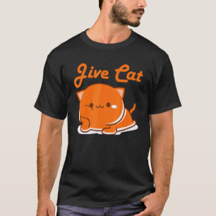 Camiseta Gato Jive Laranja Adultojovem