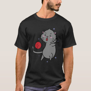 Camiseta Gato jogando Queimada ou Queimado