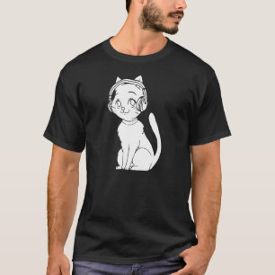 Camiseta Gato K Pop Música Coreana K Pop