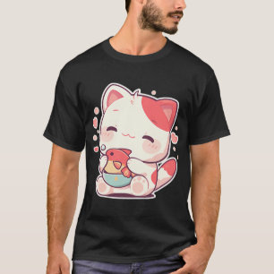 Camiseta Gato Kawaii