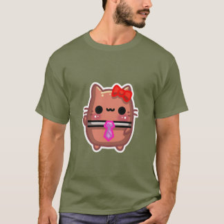 Camiseta gato kawaii