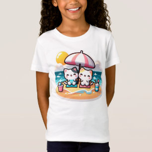 Camiseta Gato kawaii fofo