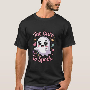 Camiseta Gato Kawaii Pastel Fofo Assustador Dia das Bruxas