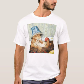 Camiseta Gato Lâmpada Vestida Chapéu 2023 Trending Things V