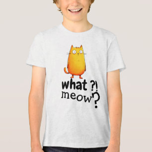 Camiseta Gato Laranja Olhos Grandes Fofo Felino