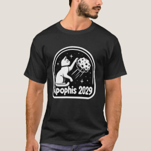 Camiseta Gato Legal Asteroide Apophis 2029 Gato Engraçado M