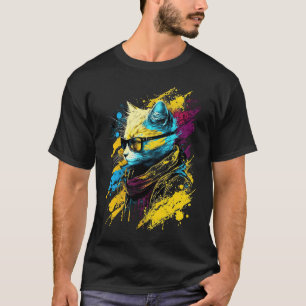 Camiseta Gato legal de Pansexualidade e Orgulho Pan de Arte