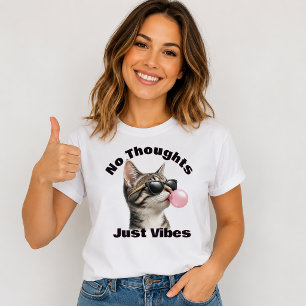 Camiseta Gato Legal Divertido Só Vibes