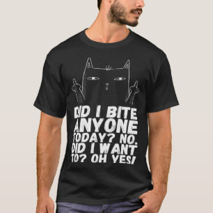 Camiseta Gato Legal Gatos Irritados Gato Sarcástico