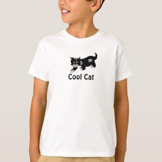 Camiseta Gato Legal - Preto e Cinza