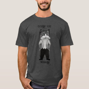 Camiseta Gato Legal vestindo terno
