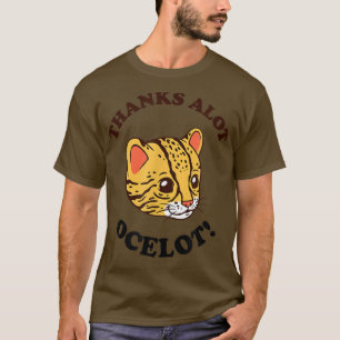 Camiseta Gato-Leopardo Ocelot OcelotCute Ocelot