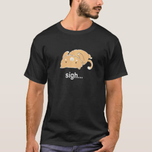 Camiseta Gato Leve Na Piada Engraçada Da Família Sarcasiana