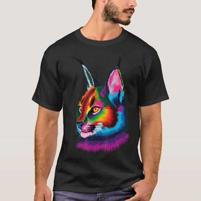 Camiseta Gato lince doce açúcar (Frente)