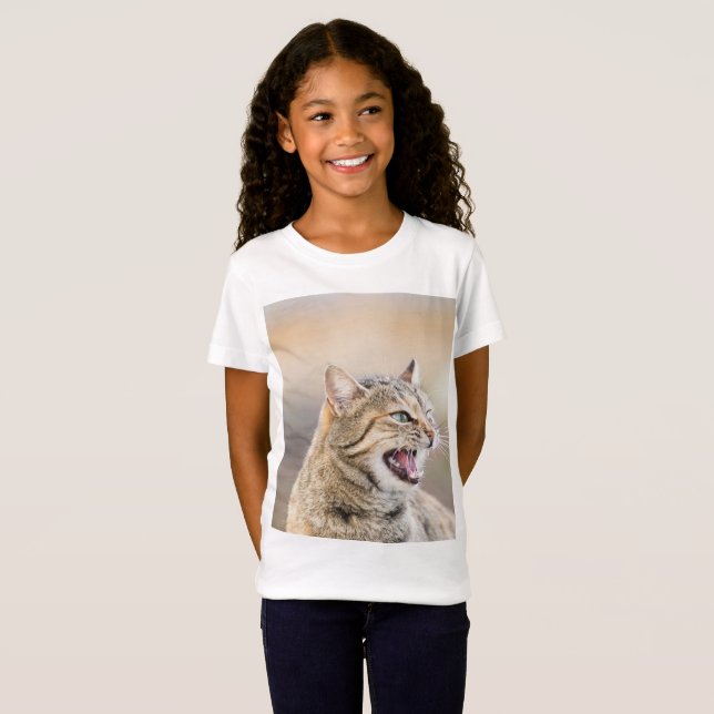 Camiseta Gato lindo (Frente Completa)