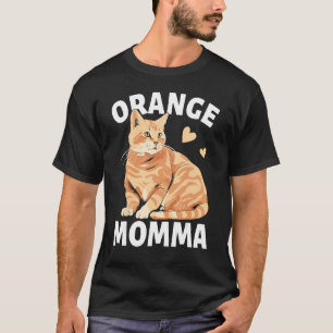 Camiseta Gato Listrado Gato Laranja Mãe Laranja Mamãe Laran