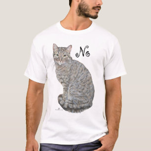 Camiseta Gato Listrado Não Está Aberto