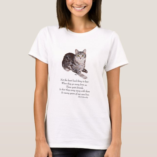 Camiseta Gato Listrado Ponte da Arco-Íris (Frente)