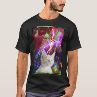 Camiseta Gato louco do espaço