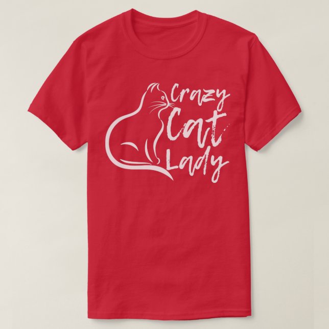 Camiseta Gato Louco Gato Merch Design7 (Frente do Design)