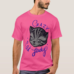 Camiseta Gato Louco, Senhora, Bonita, Tigre, Tabby Cat Art 