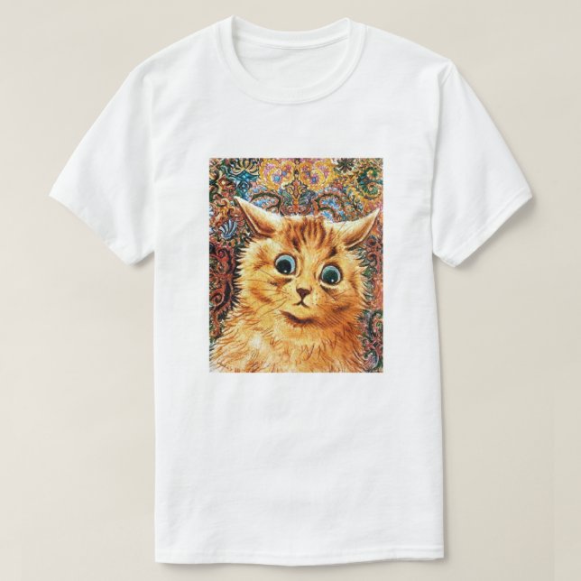 Camiseta Gato, Louis Wain (Frente do Design)