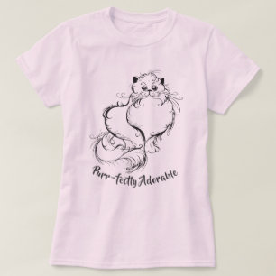 Camiseta GATO LOVER Puramente Adorável