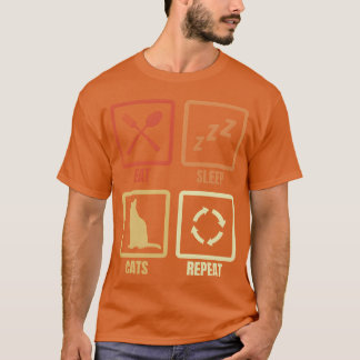 Camiseta Gato Lover Routine amigo