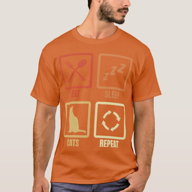 Camiseta Gato Lover Routine amigo (Frente)
