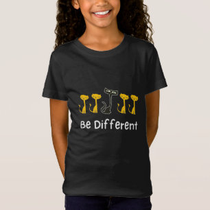 Camiseta Gato Lover Seja Diferente