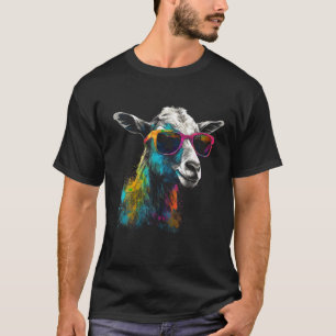 Camiseta Gato Lover Trabalho de arte Óculos de sol Corante