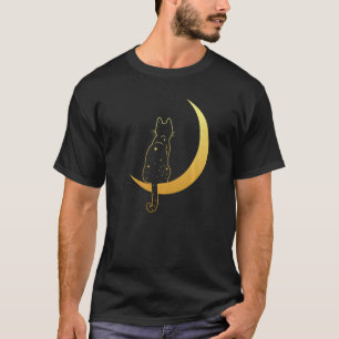 Camiseta Gato Lua Fofo Gato Ca Gato Gatinho Gatinho