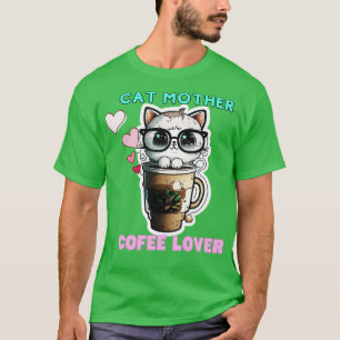 Camiseta Gato Mãe Café Vestido 5