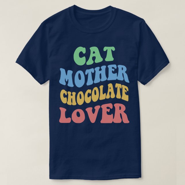Camiseta Gato Mãe Chocolate Vinho (Frente do Design)