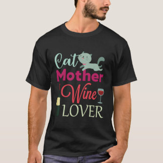 Camiseta Gato Mãe Vinho Pet Mãe Vinho