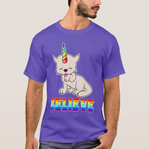 Camiseta Gato mágico = Kittycorn do unicórnio