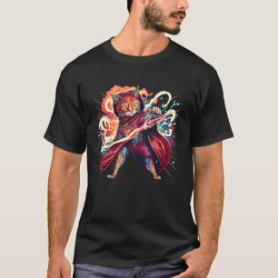 Camiseta Gato Mago Gatinho Varinha Mágica