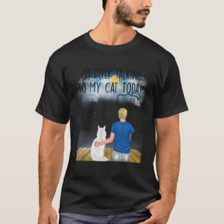 Camiseta Gato Maine Coon Hoje Eu Só Estou Falando Com Meu G