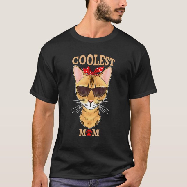 Camiseta Gato Mais Legal Mãe Eu Bengala Gato Mãe Eu Bengala (Frente)
