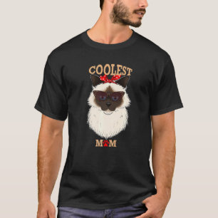 Camiseta Gato Mais Legal Mãe I Birman Cat Mãe I Birman Cat