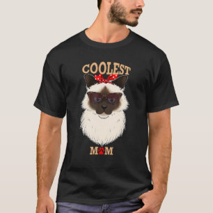 Camiseta Gato Mais Legal Mãe I Birman Cat Mãe I Birman Cat